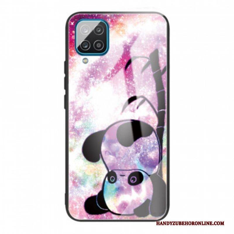 Handyhülle Für Samsung Galaxy M32 Panda-gehärtetes Glas