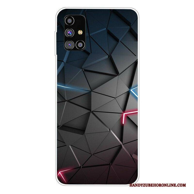 Handyhülle Für Samsung Galaxy M51 Flexible Geometrie