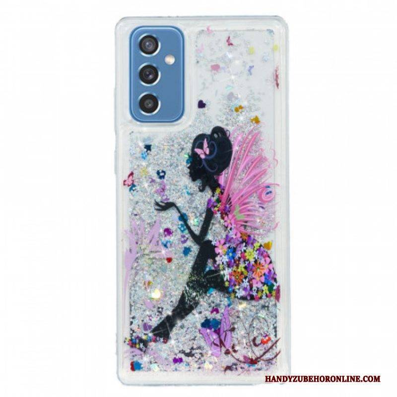Handyhülle Für Samsung Galaxy M52 5G Prinzessinnen-pailletten