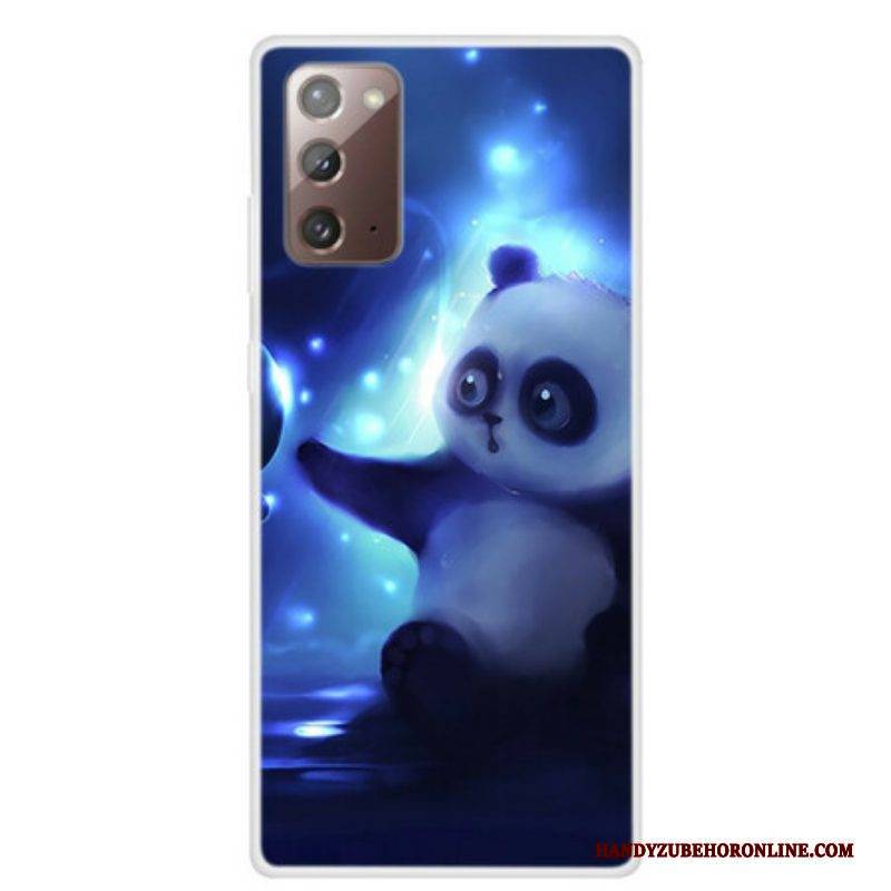 Handyhülle Für Samsung Galaxy Note 20 Panda Im Weltraum