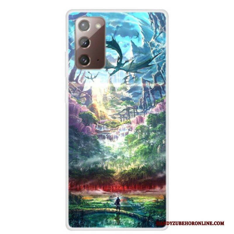 Handyhülle Für Samsung Galaxy Note 20 Paradiesische Natur