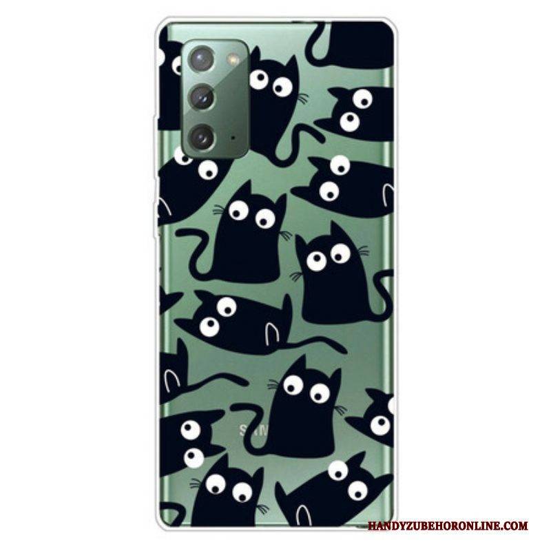 Handyhülle Für Samsung Galaxy Note 20 Schwarze Mäuse
