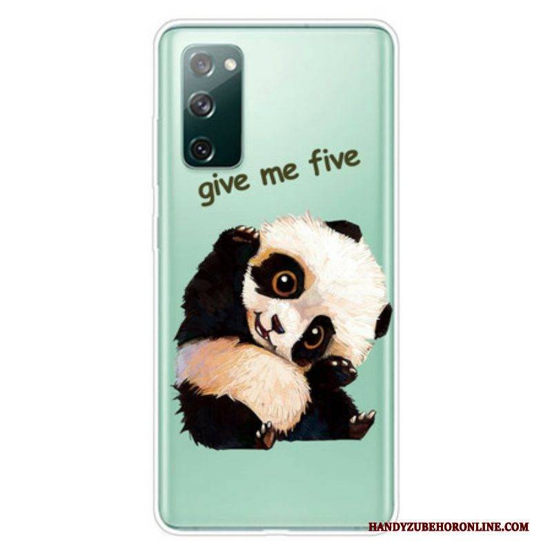 Handyhülle Für Samsung Galaxy S20 FE Nahtloser Panda. Gib Mir Fünf