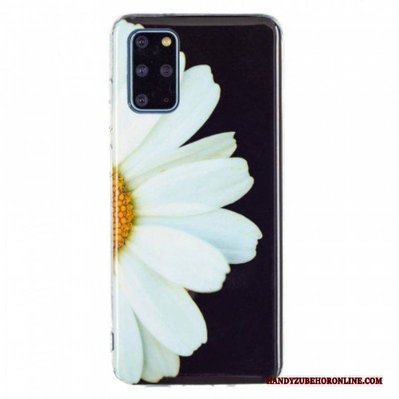 Handyhülle Für Samsung Galaxy S20 Plus / S20 Plus 5G Fluoreszierende Blumenserie