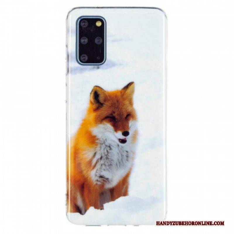 Handyhülle Für Samsung Galaxy S20 Plus / S20 Plus 5G Fluoreszierender Fuchs