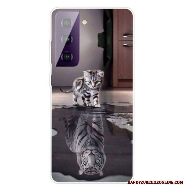 Handyhülle Für Samsung Galaxy S21 FE Ernst Der Tiger
