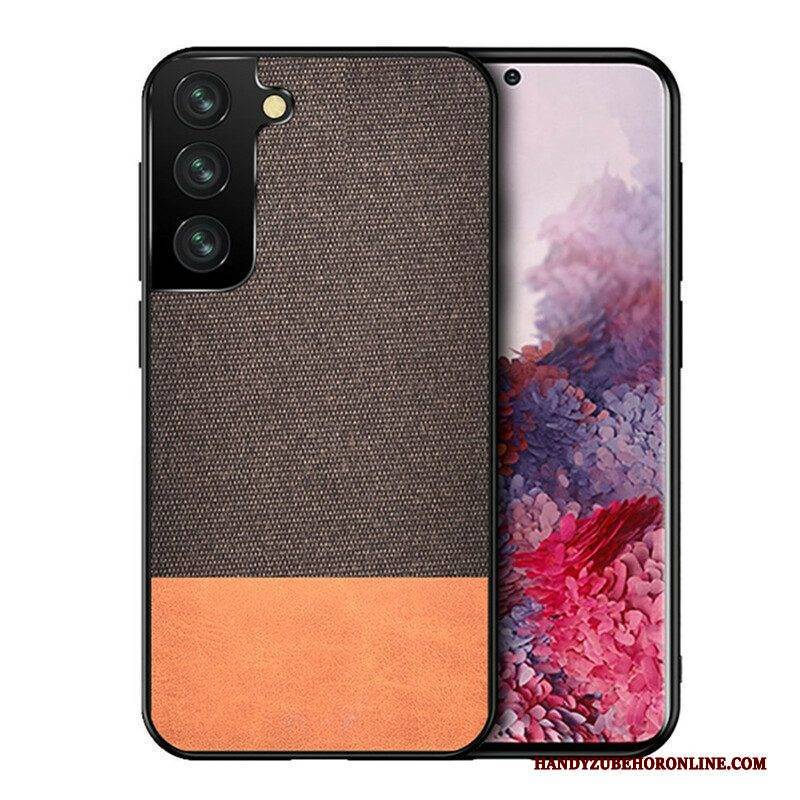 Handyhülle Für Samsung Galaxy S21 FE Kunstleder Und Stoff
