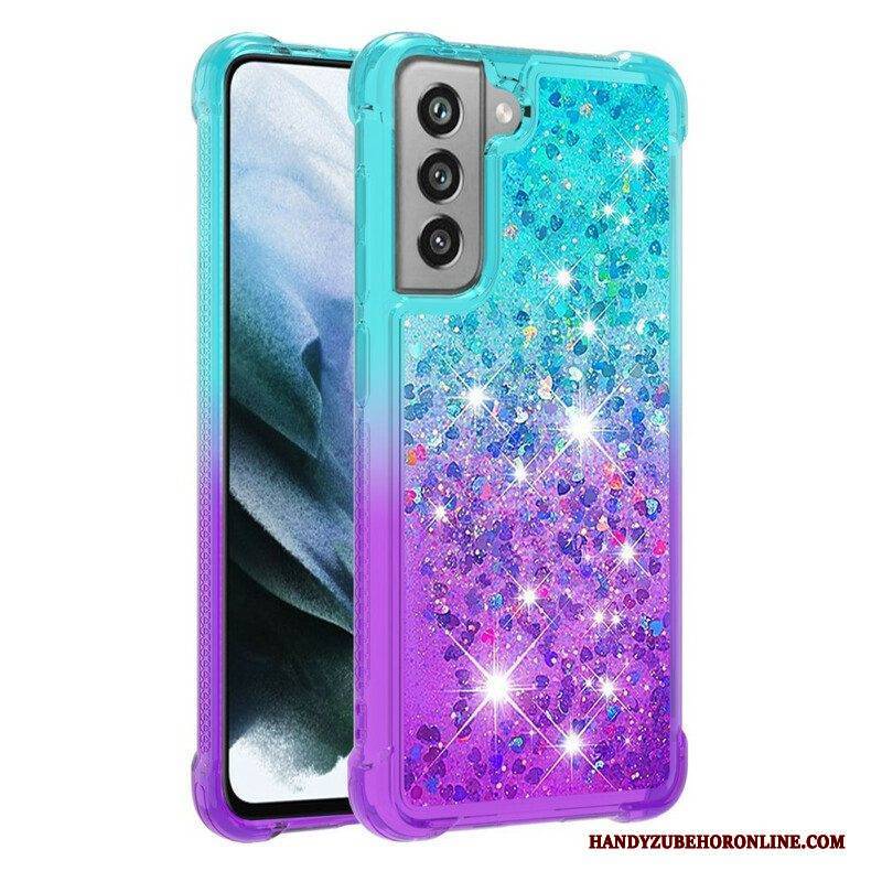 Handyhülle Für Samsung Galaxy S21 FE Paillettenfarben