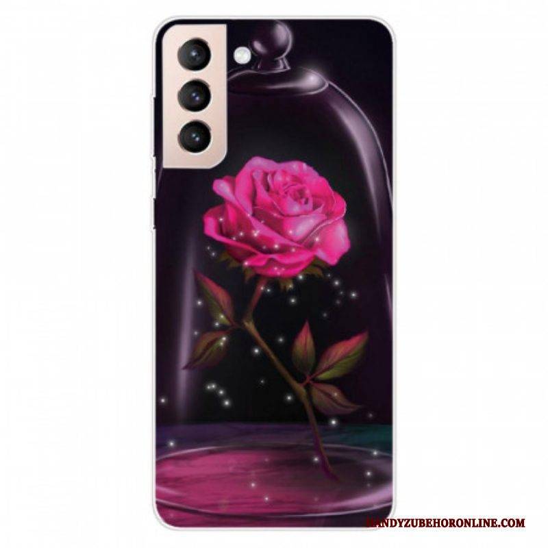 Handyhülle Für Samsung Galaxy S22 5G Magisches Rosa
