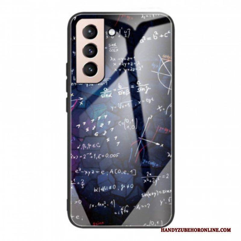 Handyhülle Für Samsung Galaxy S22 5G Mathe-berechnungen Aus Gehärtetem Glas