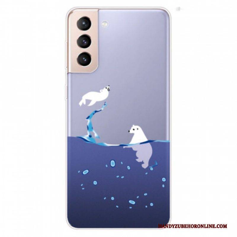 Handyhülle Für Samsung Galaxy S22 5G Meer Spiele