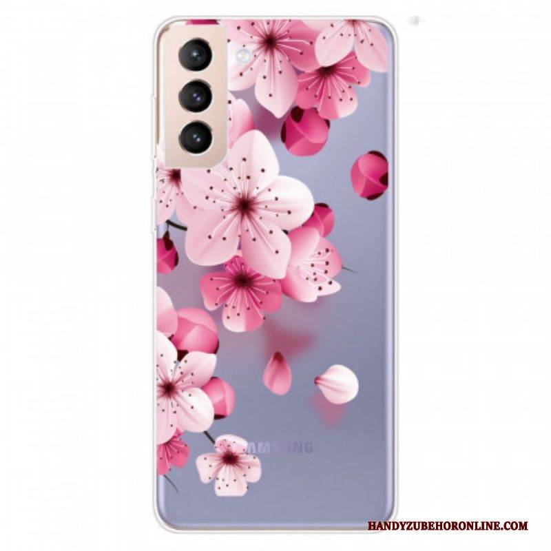 Handyhülle Für Samsung Galaxy S22 Plus 5G Kleine Rosa Blumen