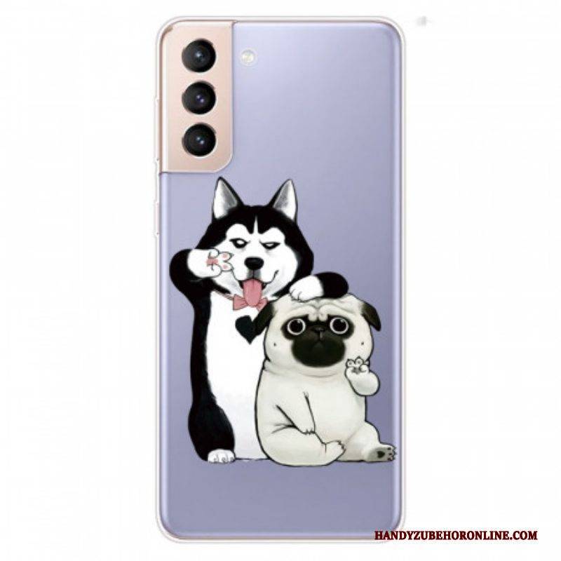 Handyhülle Für Samsung Galaxy S22 Plus 5G Lustige Hunde