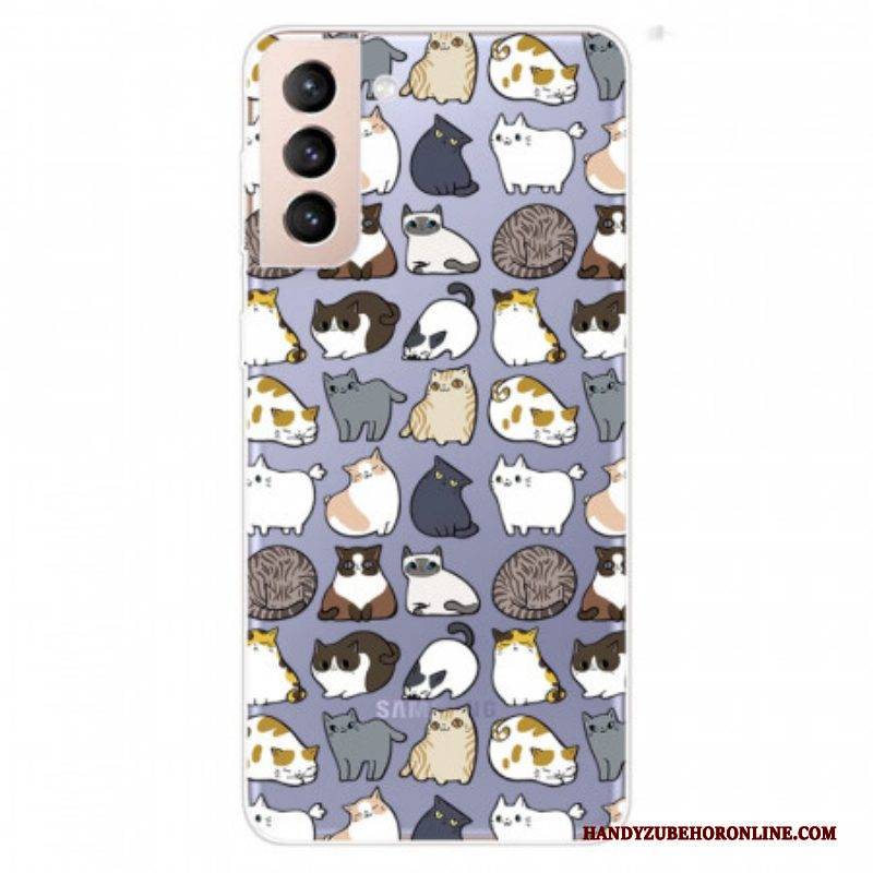 Handyhülle Für Samsung Galaxy S22 Plus 5G Top Katzen
