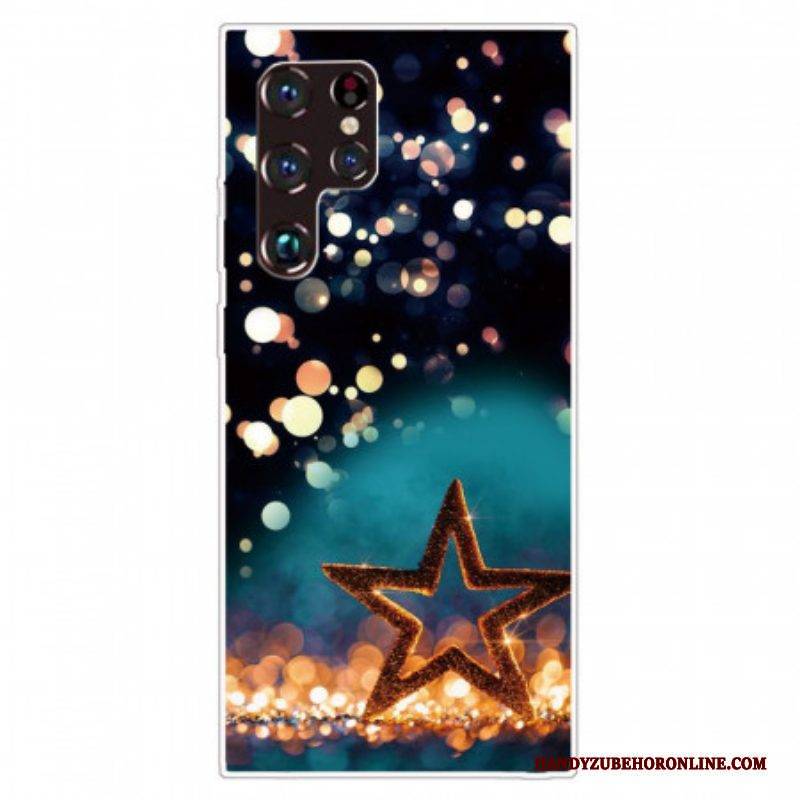 Handyhülle Für Samsung Galaxy S22 Ultra 5G Flexibler Stern