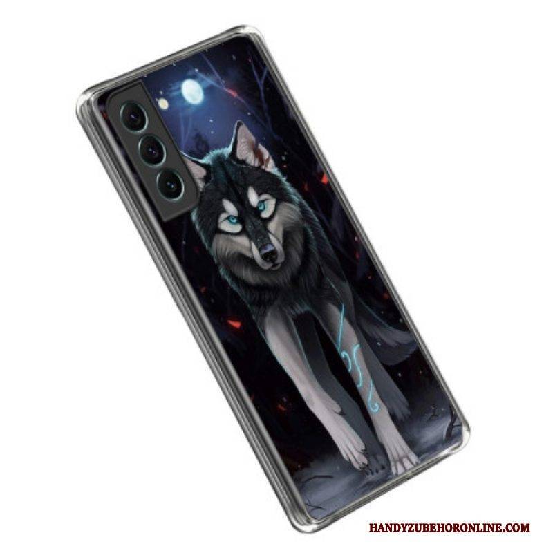 Handyhülle Für Samsung Galaxy S23 5G Grafischer Wolf