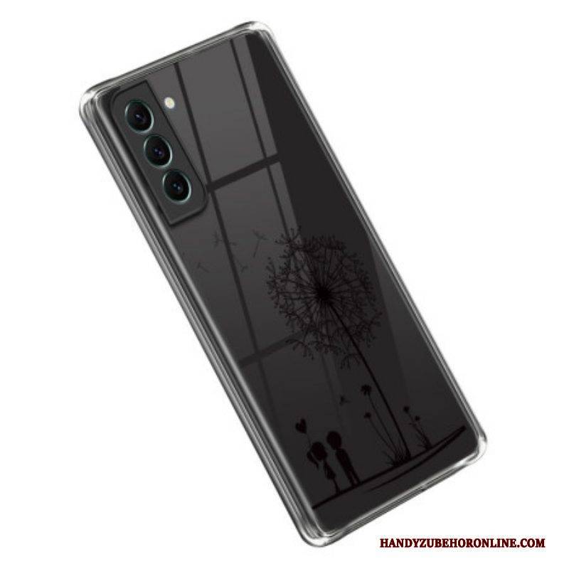Handyhülle Für Samsung Galaxy S23 5G Nahtlose Löwenzahnliebe
