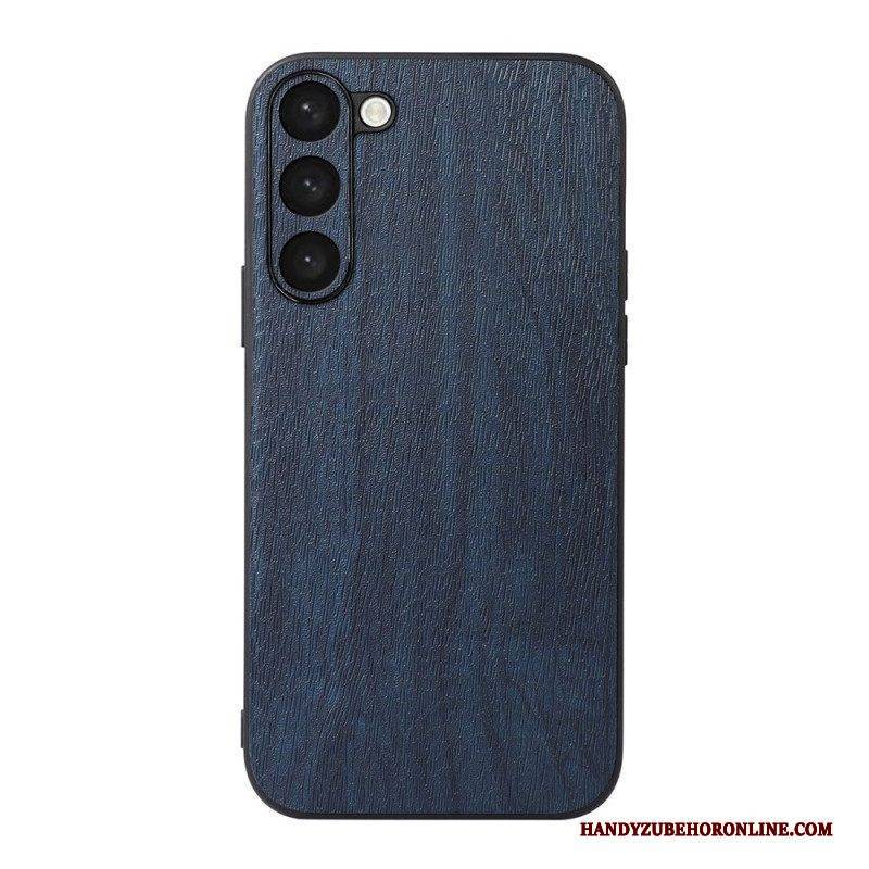 Handyhülle Für Samsung Galaxy S23 Plus 5G Stil: Leder In Holzoptik