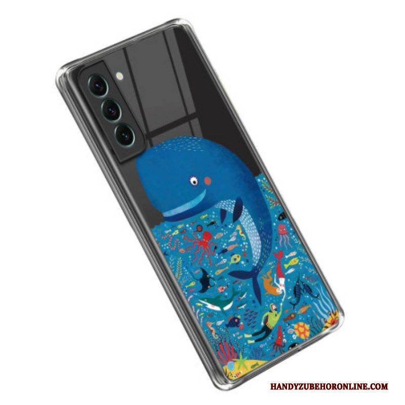 Handyhülle Für Samsung Galaxy S23 Plus 5G Transparenter Wal