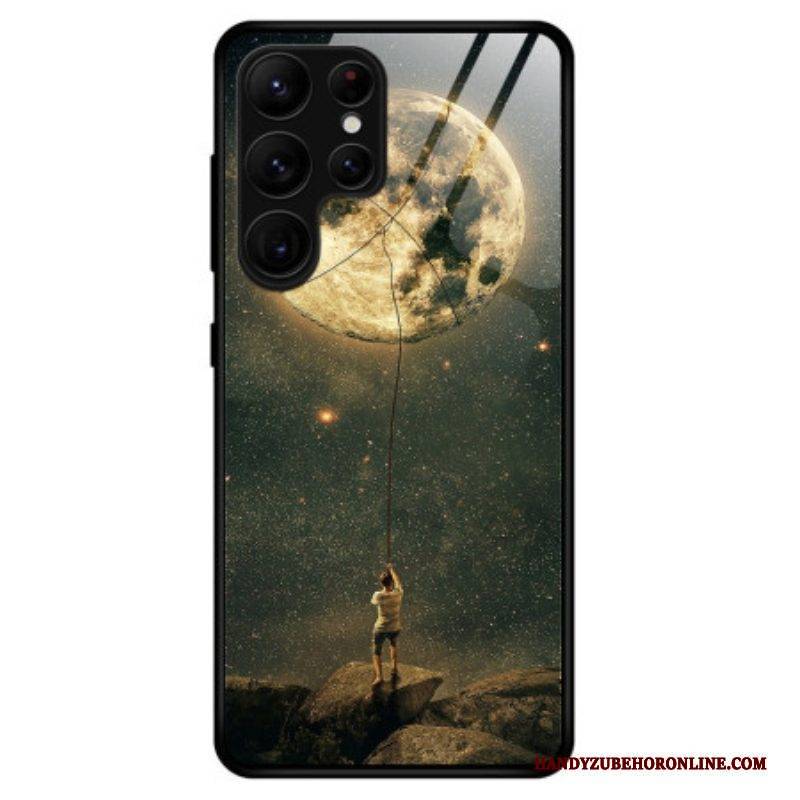 Handyhülle Für Samsung Galaxy S23 Ultra 5G Mondmann Aus Gehärtetem Glas