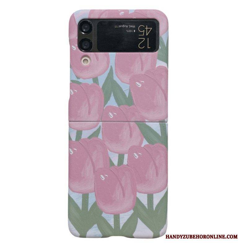 Handyhülle Für Samsung Galaxy Z Flip 4 Flip Case Blumen