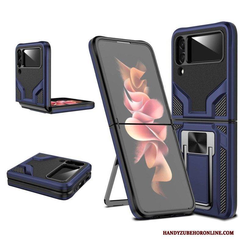 Handyhülle Für Samsung Galaxy Z Flip 4 Flip Case Ring-unterstützung