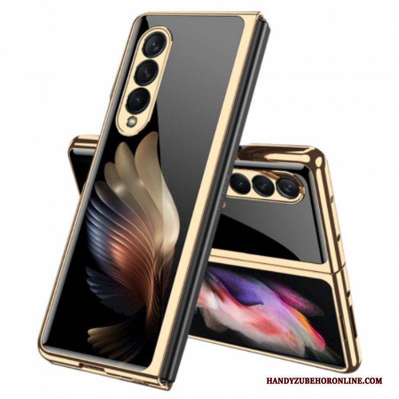 Handyhülle Für Samsung Galaxy Z Fold 3 5G Gkk Wings Gehärtetes Glas