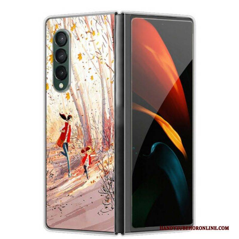 Handyhülle Für Samsung Galaxy Z Fold 3 5G Herbstlandschaft