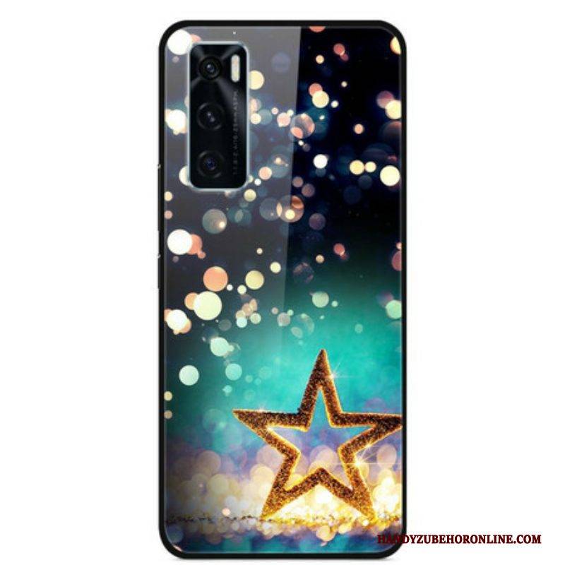 Handyhülle Für Vivo Y70 Stern Aus Gehärtetem Glas