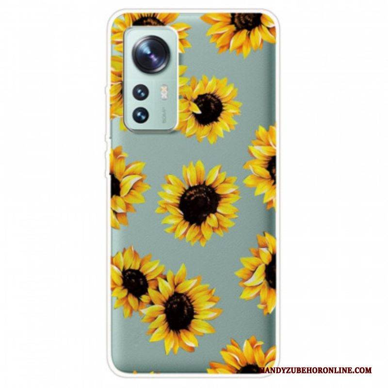 Handyhülle Für Xiaomi 12 / 12X Silikon-sonnenblumen