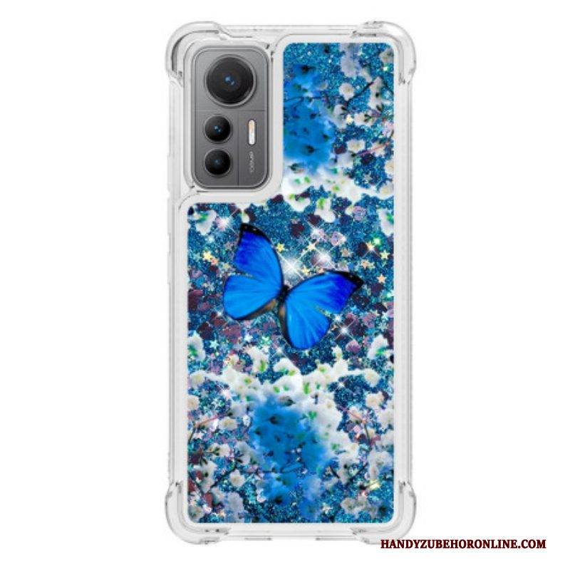 Handyhülle Für Xiaomi 12 Lite Pailletten-schmetterlinge