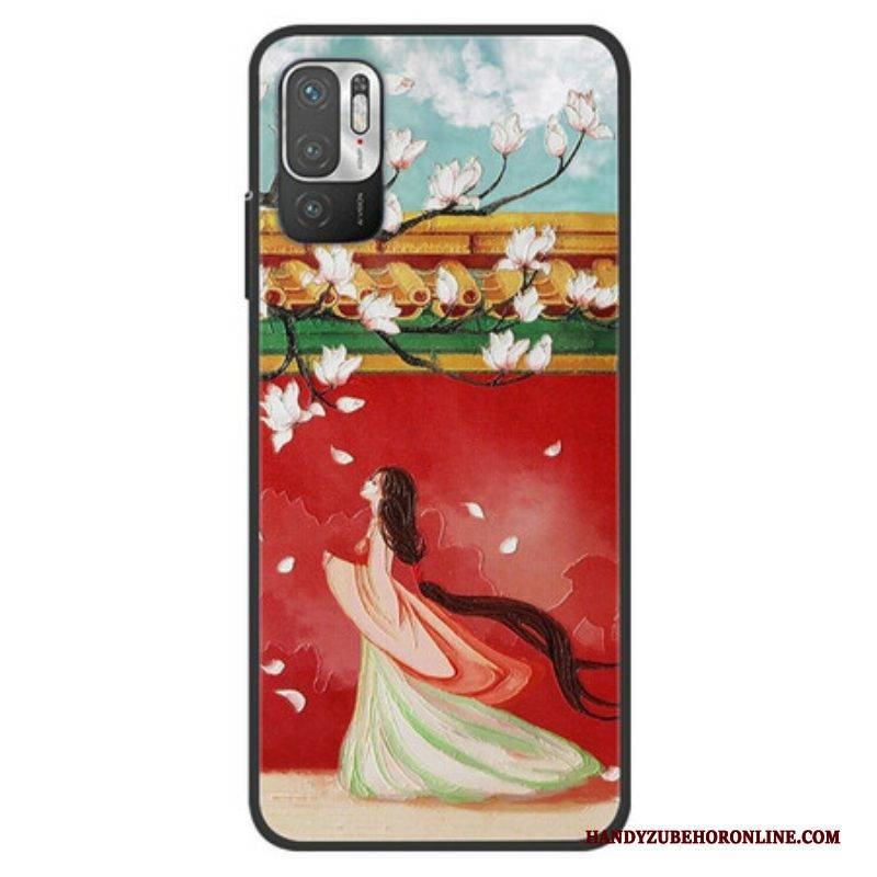 Handyhülle Für Xiaomi Redmi Note 10 5G Blumenfrau