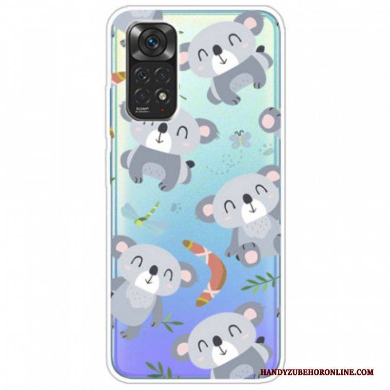 Handyhülle Für Xiaomi Redmi Note 11 / 11S Kleine Graue Pandas