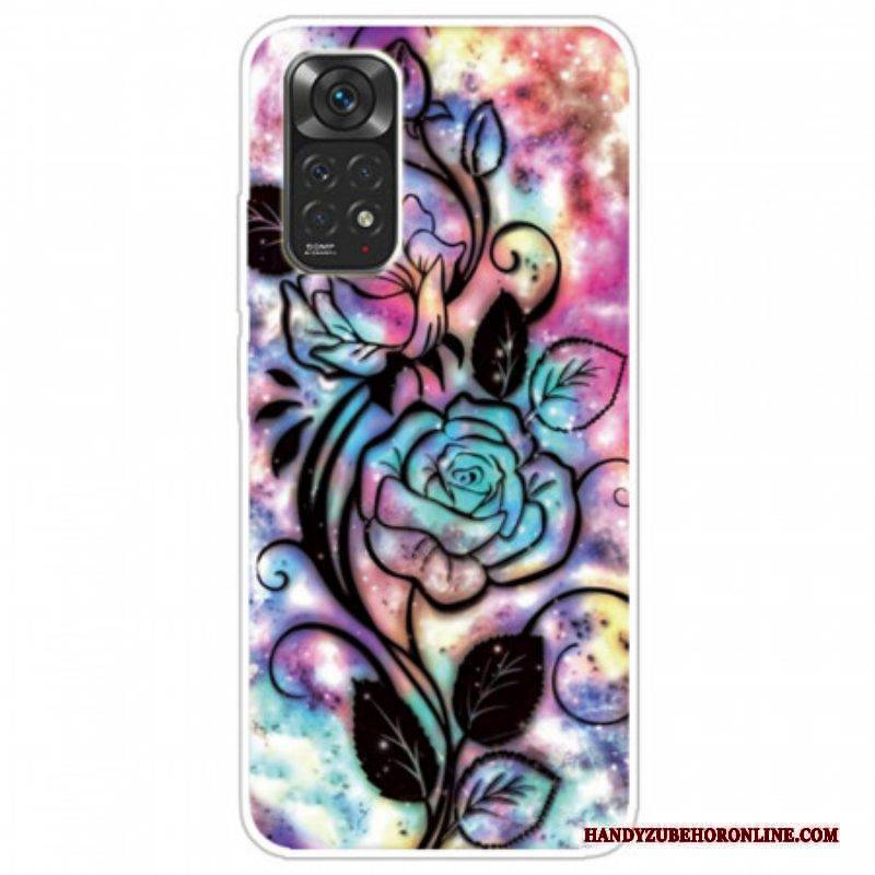 Handyhülle Für Xiaomi Redmi Note 11 Pro / 11 Pro 5G Blumendesign