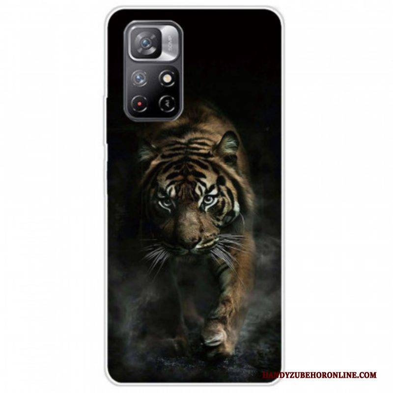 Handyhülle Für Xiaomi Redmi Note 11 Pro Plus 5G Flexibler Tiger