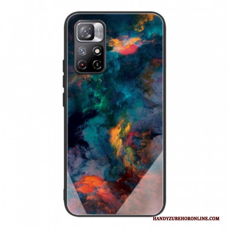Handyhülle Für Xiaomi Redmi Note 11 Pro Plus 5G Himmelgehärtetes Glas