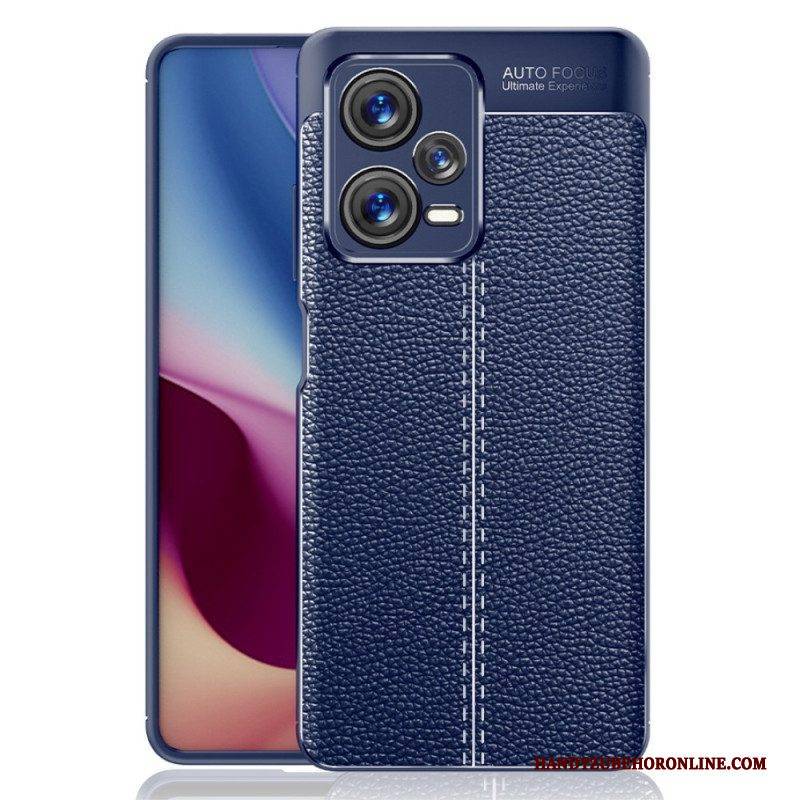 Handyhülle Für Xiaomi Redmi Note 12 Pro Plus Doppellinien-litschi-ledereffekt