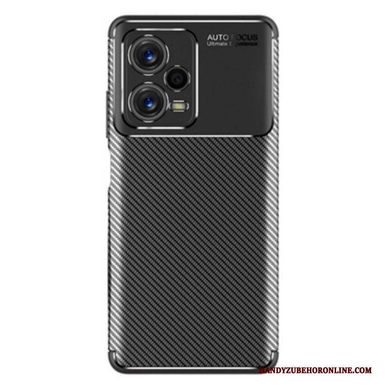 Handyhülle Für Xiaomi Redmi Note 12 Pro Plus Flexible Kohlefaserstruktur