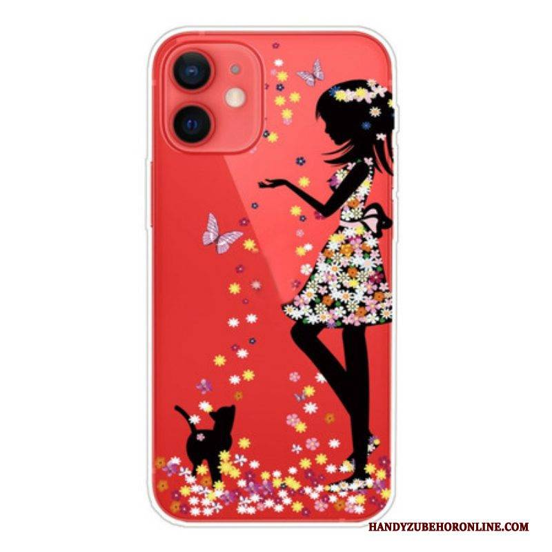 Handyhülle Für iPhone 13 Mini Blumenmädchen