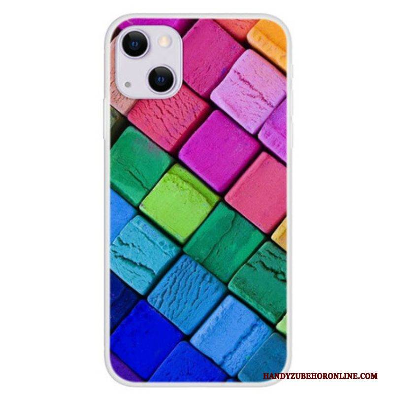 Handyhülle Für iPhone 13 Mini Farbige Würfel