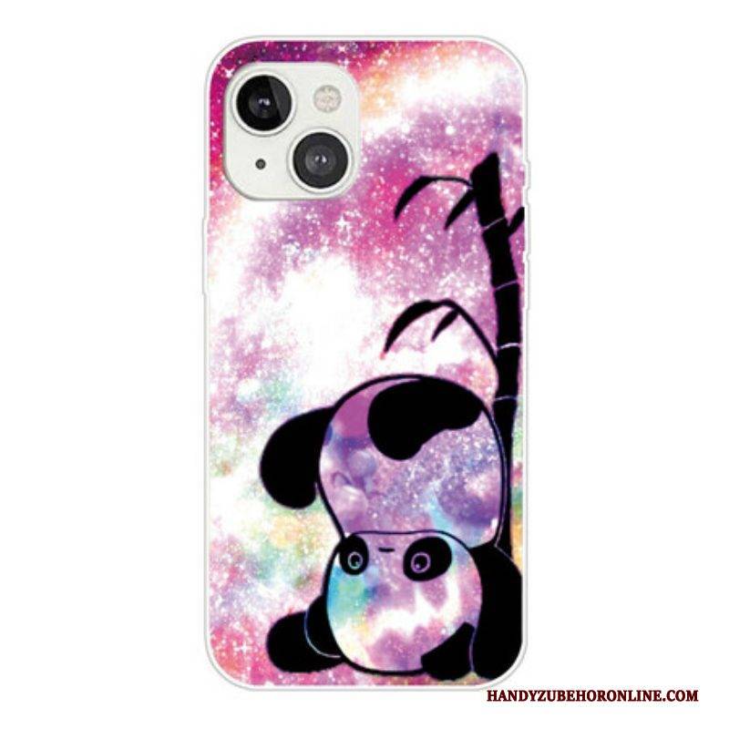Handyhülle Für iPhone 13 Mini Panda Und Bambus