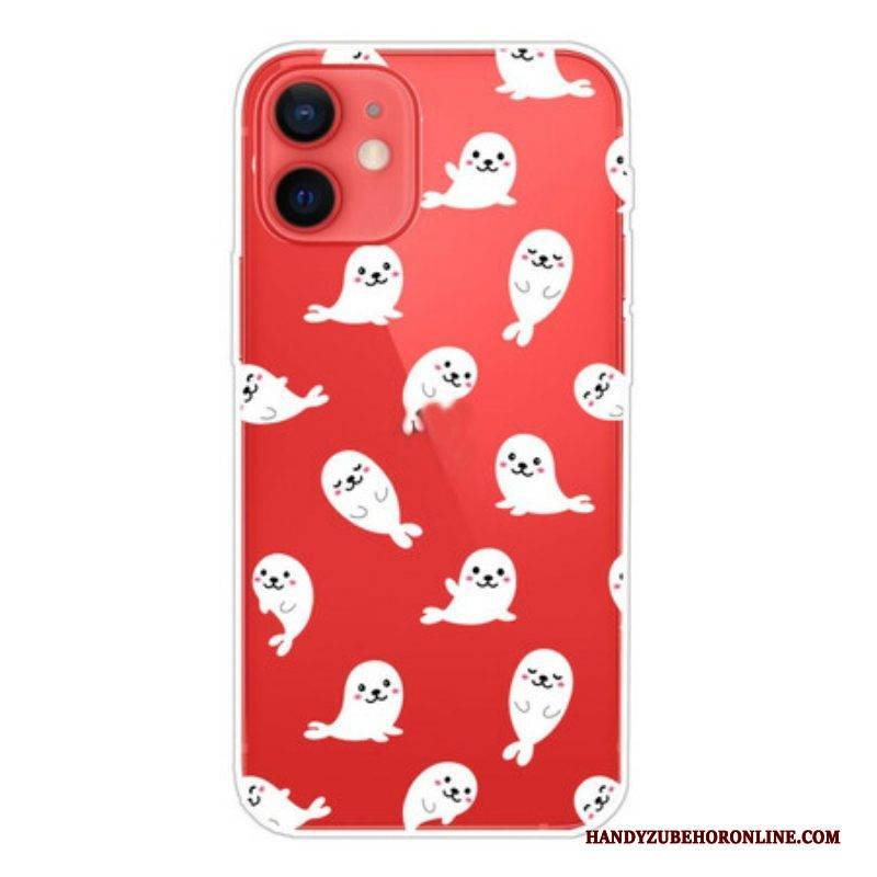 Handyhülle Für iPhone 13 Mini Top Seelöwen