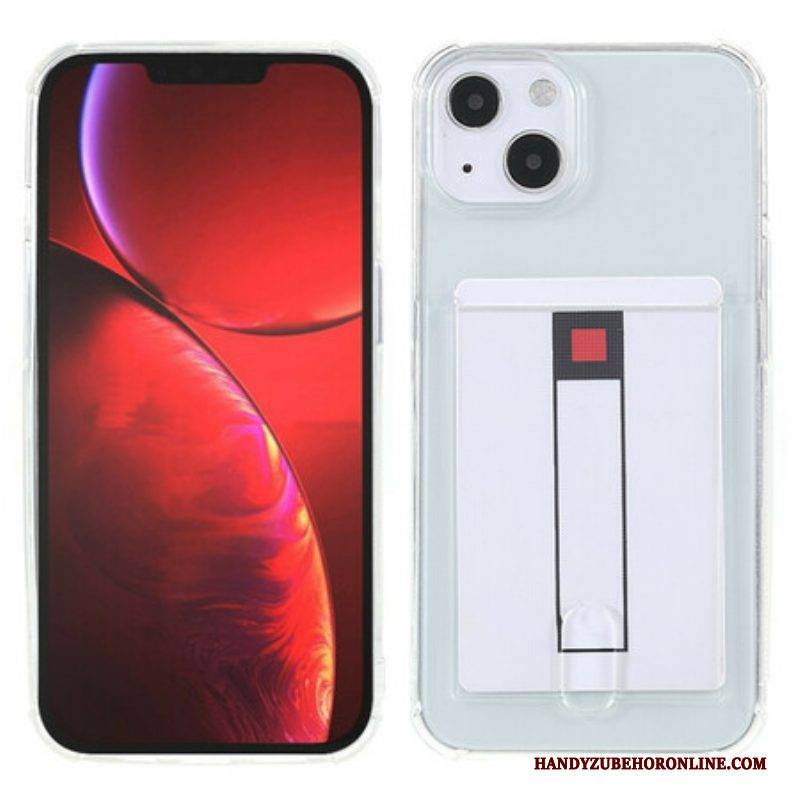 Handyhülle Für iPhone 13 Mini Transparenter Farbkartenhalter