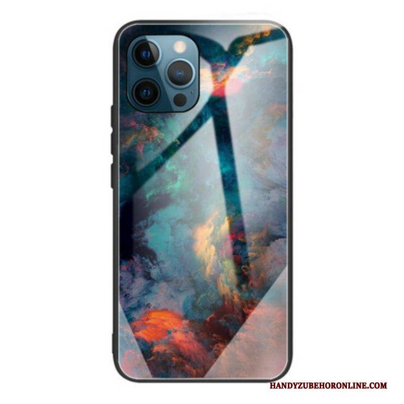 Handyhülle Für iPhone 13 Pro Himmelgehärtetes Glas