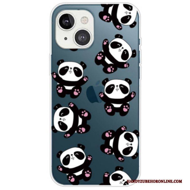 Handyhülle Für iPhone 14 Plus Kleine Pandas