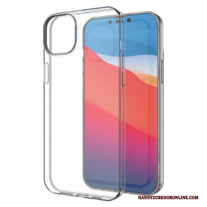 Handyhülle Für iPhone 14 Plus Transparenter Anti-vergilbungsschutz