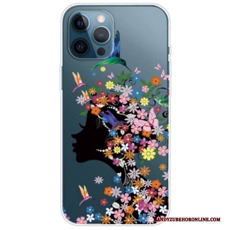 Handyhülle Für iPhone 14 Pro Blumenkopf