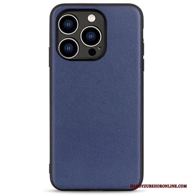 Handyhülle Für iPhone 14 Pro Echtes Leder