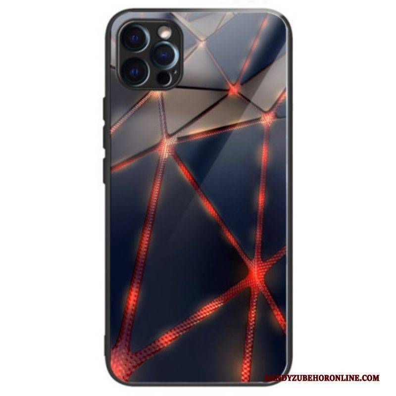 Handyhülle Für iPhone 14 Pro Max Red Line Gehärtetes Glas
