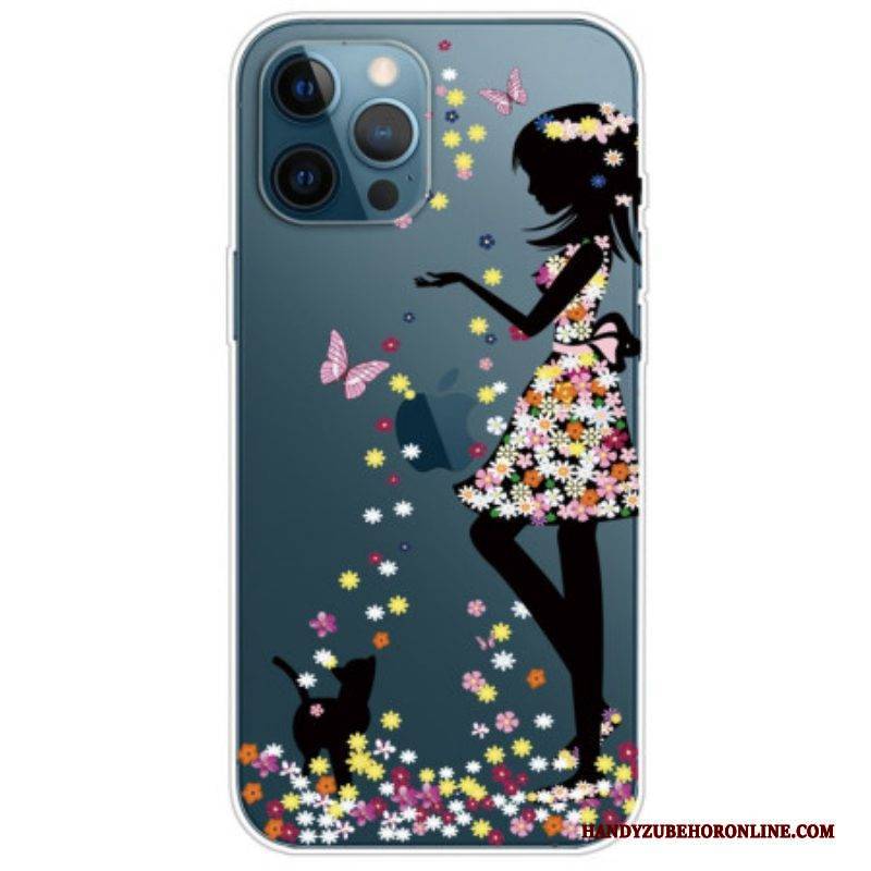Handyhülle Für iPhone 14 Pro Transparentes Mädchen